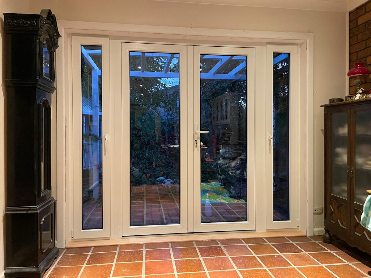 French Patio Doors Interior