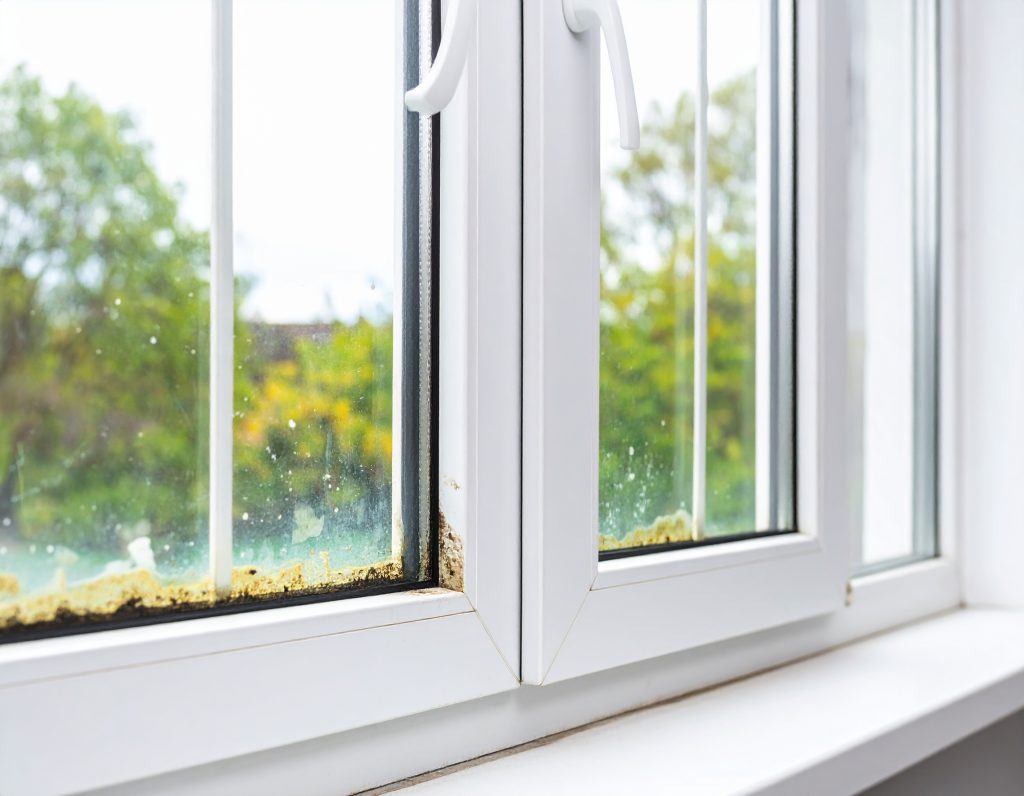 Mouldy double glazed windows