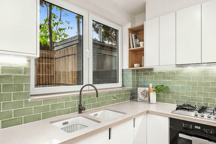 Melbourne triple glazed windows in the kitchen