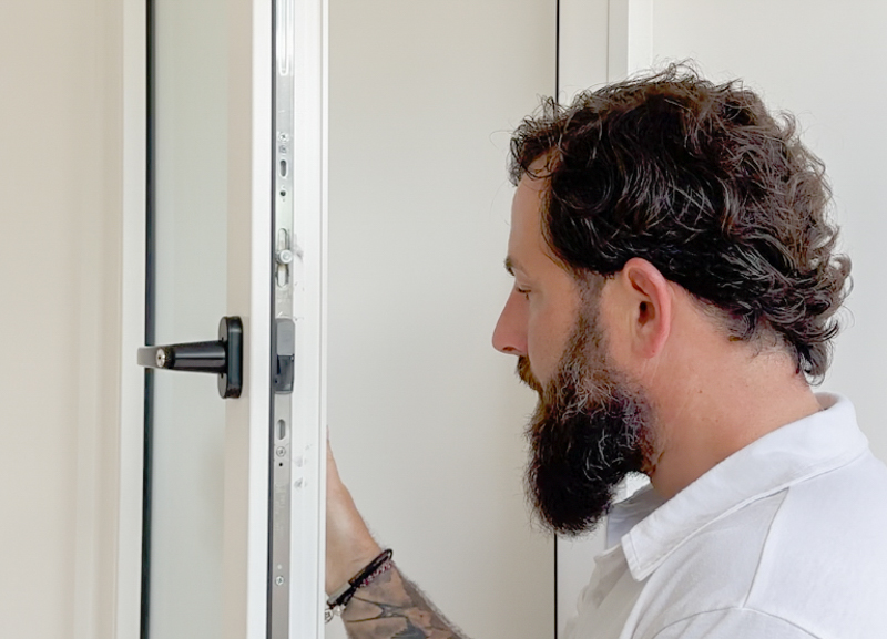 Astellite staff demonstrating tilt and turn window