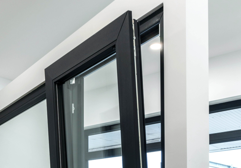 Ventilation from tilt and turn window